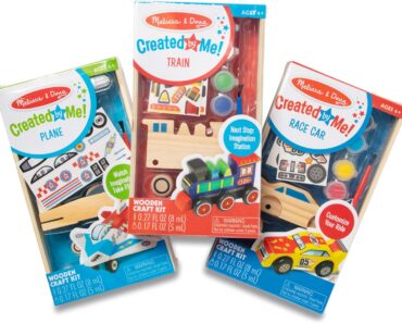 Melissa & Doug Decorate-Your-Own Wooden Craft Kits Set – Only $14.40!