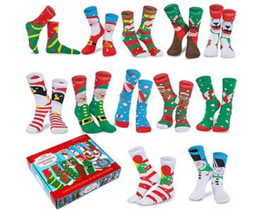 12 Pairs Warm Soft Cotton Christmas Socks – Just $14.78! Amazon Cyber Monday Deal!