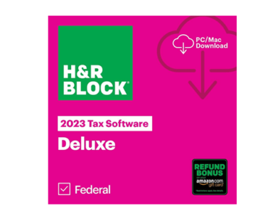 H&R Block Tax Software Deluxe 2023 with Refund Bonus Offer – Just $19.99! Amazon Black Friday Deal!