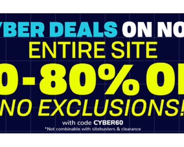 Extended Through Tonight! The Children’s Place Cyber Monday – 60% – 80% OFF!