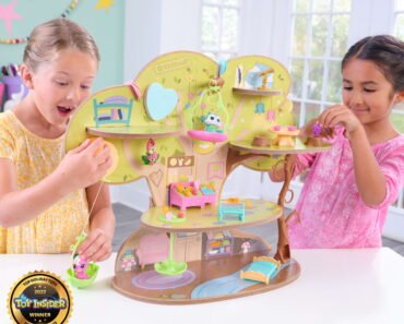 KidKraft Lil Green World Wooden Market Treehouse Play Set – Only $20!