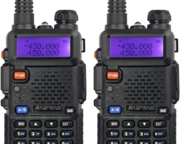 BAOFENG UV-5R Two Way Radio Handheld Ham Radio (Pack of 2) – Only $29.99!