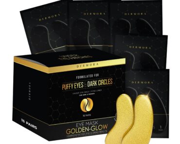 Golden Glow Under Eye Patches (15 Pairs Eye Gels) – Only $7.51!
