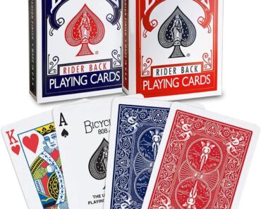 Bicycle Standard Rider Back Playing Cards, 2 Decks of Playing Cards – Only $4.49!