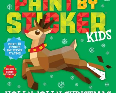 Paint by Sticker Kids: Holly Jolly Christmas Sticker Book – Only $5.51!