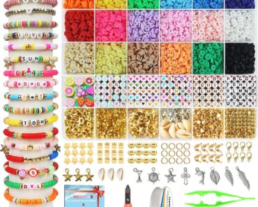 Clay Beads Bracelet Making Kit – Only $9.99!