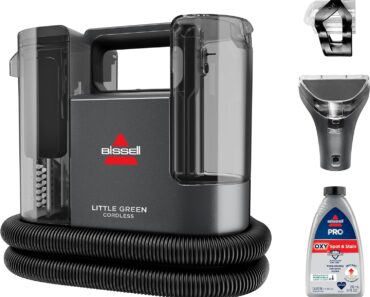 BISSELL Little Green Cordless Multi-Purpose Portable Deep Carpet and Upholstery Cleaner – Only $149.99!