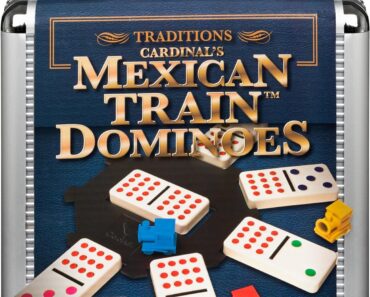Mexican Train Dominoes Set Tile Board Game – Only $12.39!