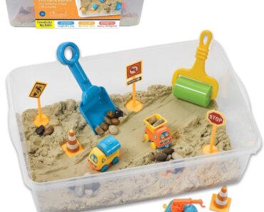 Creativity for Kids Sensory Bin: Construction Zone Playset – Only $12.97!