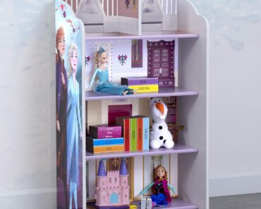 Delta Children Wooden Playhouse 4-Shelf Bookcase for Kids, Frozen II – Only $29.98!