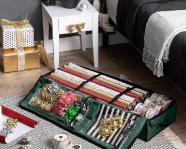 ZOBER Wrapping Paper Storage Containers – Only $24.99!