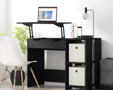 Cedar Falls Wood Lift Top Study Desk with Storage – Only $56!