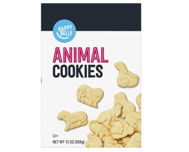 Amazon Brand – Happy Belly Animal Cookies, 13 Ounce – Just $1.82!