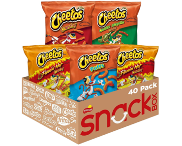 Cheetos Cheese Flavored Snacks Variety Pack, Pack of 40 – Just $12.99!