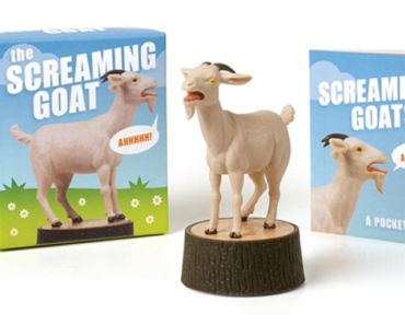 The Screaming Goat Book & Figure – Just $7.65!