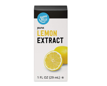Amazon Brand Happy Belly Pure Lemon Extract, 1 fl oz – Just $1.79!