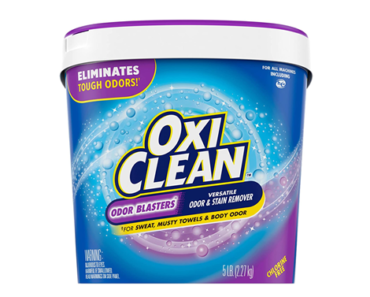 OxiClean Odor Blasters Odor & Stain Remover Powder, Laundry Odor Eliminator, 5 Lbs – Just $6.48!