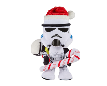 Mattel ​Star Wars Stormtrooper Plush Doll & Ornament, 10-inch Soft Toy with Santa Cap, Candy Cane & Sack – Just $9.99!