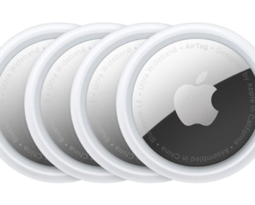 Apple AirTag – 4-Pack – Just $78.99! Last Minute Gift!