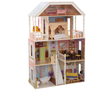 KidKraft Savannah Wooden Dollhouse with Porch Swing and 14 Accessories – Just $39.97! Walmart Cyber Monday Deals!