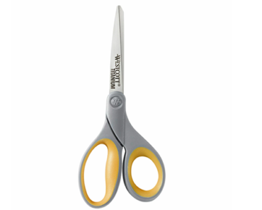 Westcott Titanium Bonded Straight Blade Scissors, Soft Handle, 7″ – Just $2.90!