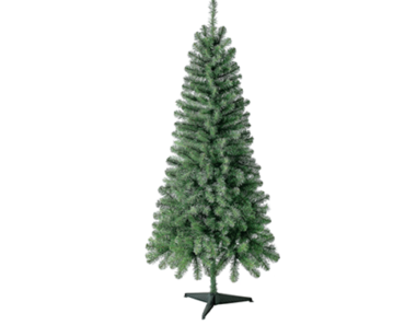 6 ft Non-Lit Wesley Pine Green Artificial Christmas Tree, by Holiday Time – Just $25.00!