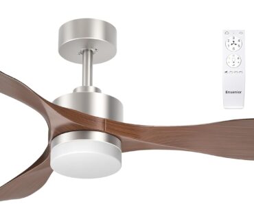 Ensenior 52’’ Ceiling Fan with Light and Remote Control – Only $74.99!