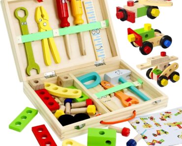 Wooden Kids Tool Set – Only $13.49!