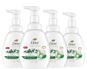 Dove Foaming Hand Wash, Aloe & Eucalyptus (Pack of 4) – Only $8.46!