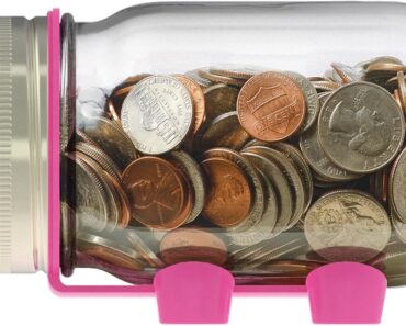 Jarware Piggy Bank Lid for Regular Mouth Mason Jar – Only $2.99!