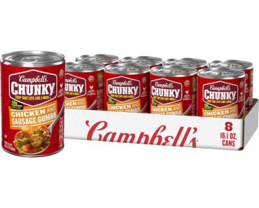 Campbell’s Chunky Soup (Case of 8) – Only $11.61!