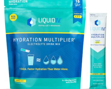 Liquid I.V. Hydration Multiplier, Lemon Lime (16 Count) – Only $17.80!