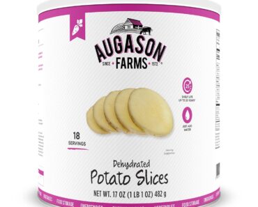 Augason Farms Dehydrated Potato Slices, 1-lb – Only $8.08!