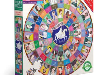 Piece and Love Votes for Women 500 Piece Round Circle Jigsaw Puzzle – Only $4.99!