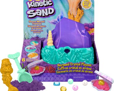 Kinetic Sand Mermaid Crystal Playset – Only $7.91!