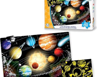 The Learning Journey Puzzle Glow in the Dark, Space (100 Pieces) – Only $6.45!