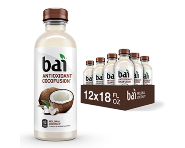 Bai Coconut Flavored Water, Molokai Coconut, Pack of 12 – Just $10.20!