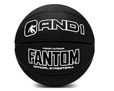 AND1 Fantom Rubber Basketball – Just $5.00! Black in Stock!