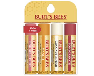 Burt’s Bees 100% Natural Moisturizing Lip Balm – Superfruit – Pink Grapefruit, Mango, Coconut & Pear, Pomegranate – Just $7.91!
