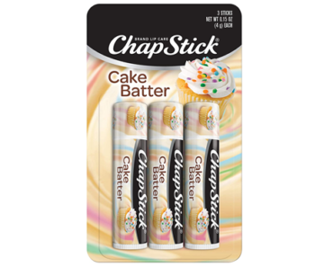 ChapStick Cake Batter Limited Edition Flavored Lip Balm Tubes – Pack of 3 – Just $3.88!