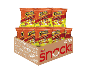 Cheetos Crunchy Flamin’ Hot Cheese Flavored Snacks, 40 count – Just $15.63!