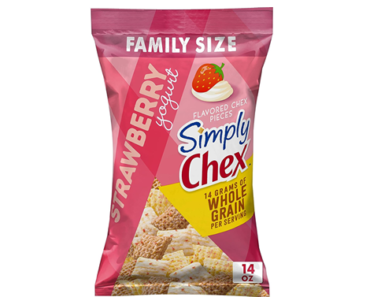 Simply Chex, Strawberry Yogurt Snack Mix, 14 oz Bag – Just $3.37!
