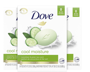 Dove Beauty Bar With Cucumber And Green Tea – Pack of 24 – Just $14.98!