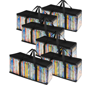 Home DVD Storage Bags – Set of 6 – Just $29.99!