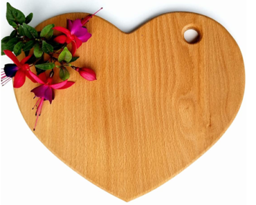 Heart Shaped Cutting Board 11” x 9” – Just $15.99!
