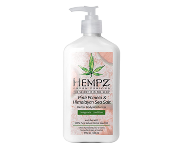 Hempz Fresh Fusions Pink Pomelo & Himalayan Sea Salt Herbal Body Moisturizer 17 oz – Just $13.16!