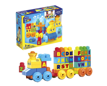 MEGA BLOKS Fisher-Price ABC Musical Train with 50 Pieces – Just $13.99!