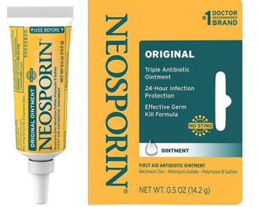 Neosporin Original First Aid Antibiotic Ointment with Bacitracin, Zinc – Just $4.15!