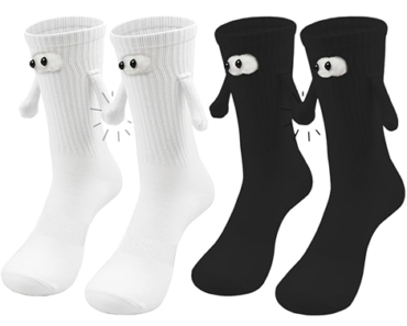 2 Pair Holding Hands Socks – Think Valentine’s Gift – Just $9.99!
