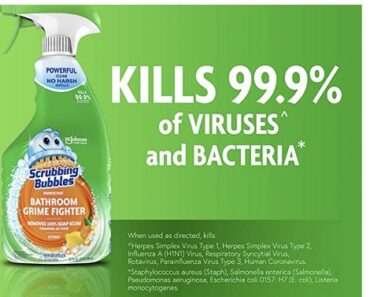 Scrubbing Bubbles Disinfectant Bathroom Grime Fighter Spray – 2 for Just $4.17!